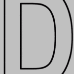 Free letter d printable coloring pages for preschool