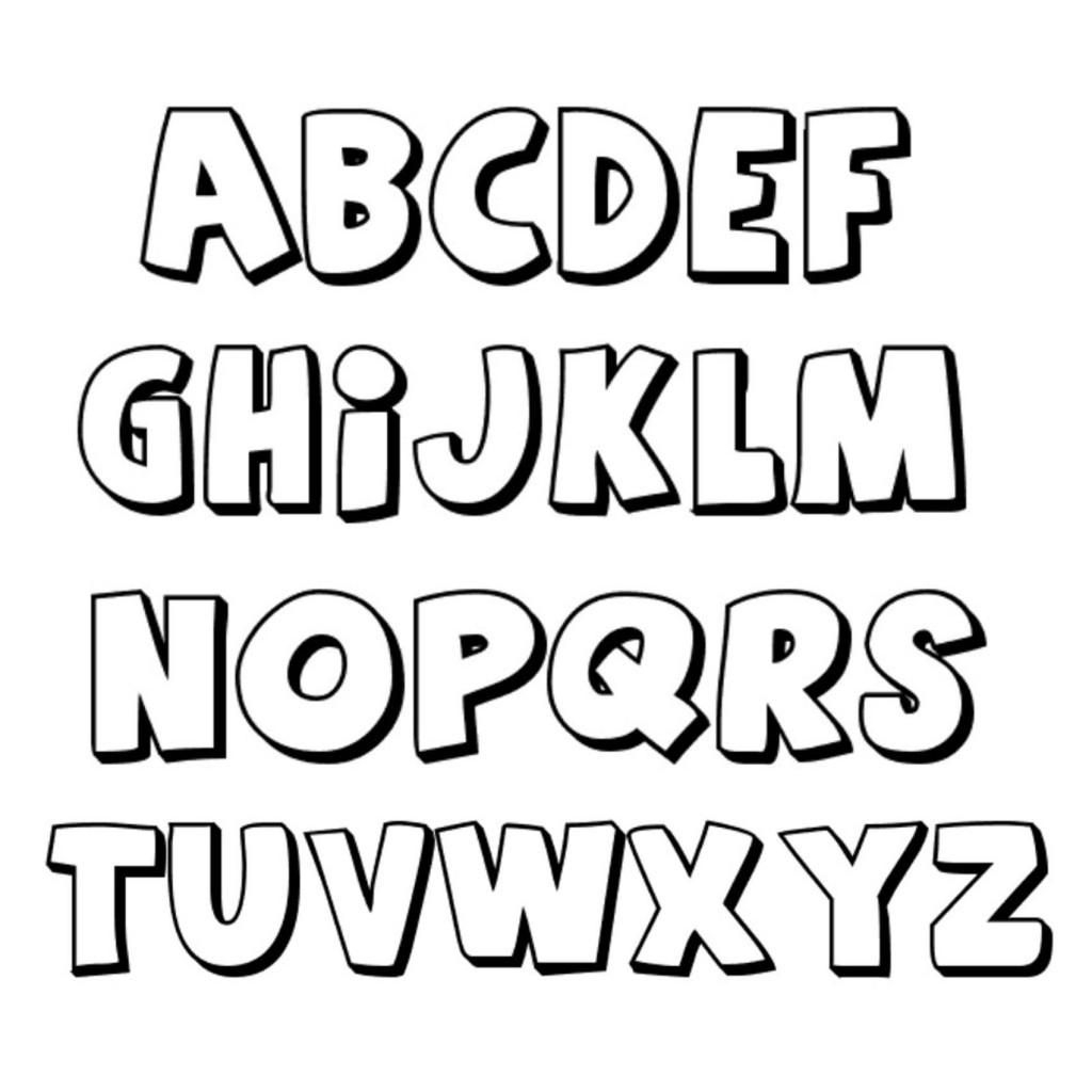 Free Printable Alphabet Letters Different Fonts 