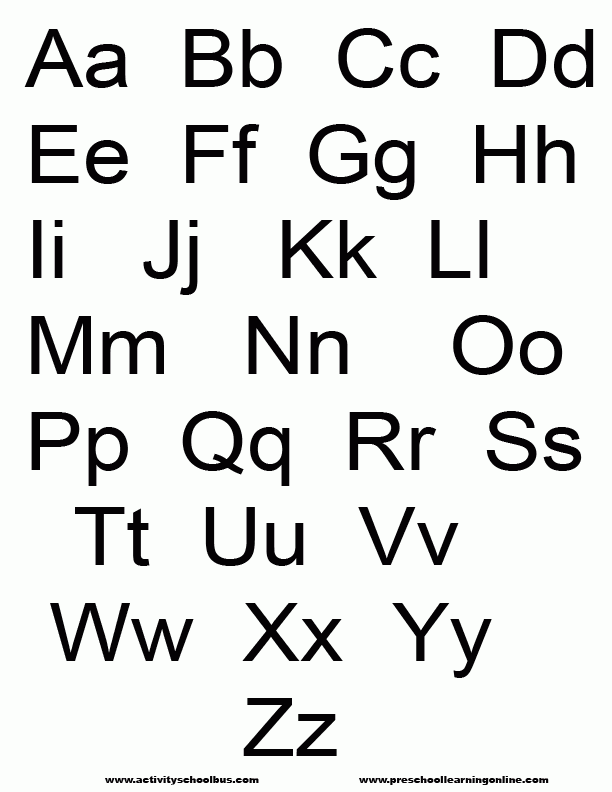  Template Letters Of The Alphabet For Free Printable 