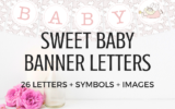 Free Printable Baby Shower Decorations Banner Letters