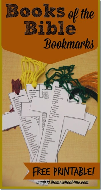FREE Printable Books Of The Bible Bookmarks Free 