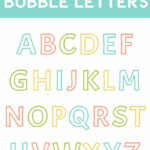 FREE Printable Bubble Letters Alphabet