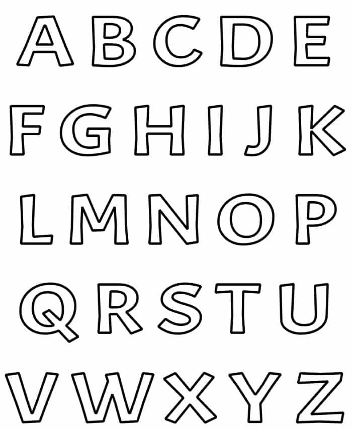 Free Printable Bubble Letters Alphabet Download Free 