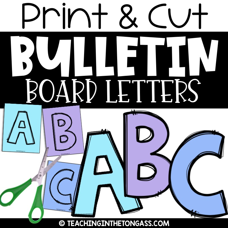 Free Printable Bulletin Board Letters Pdf That Are Crush