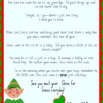 Free Printable Elf On The Shelf Goodbye Letter With