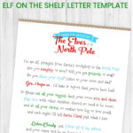 Free Printable Elf On The Shelf Letter Template