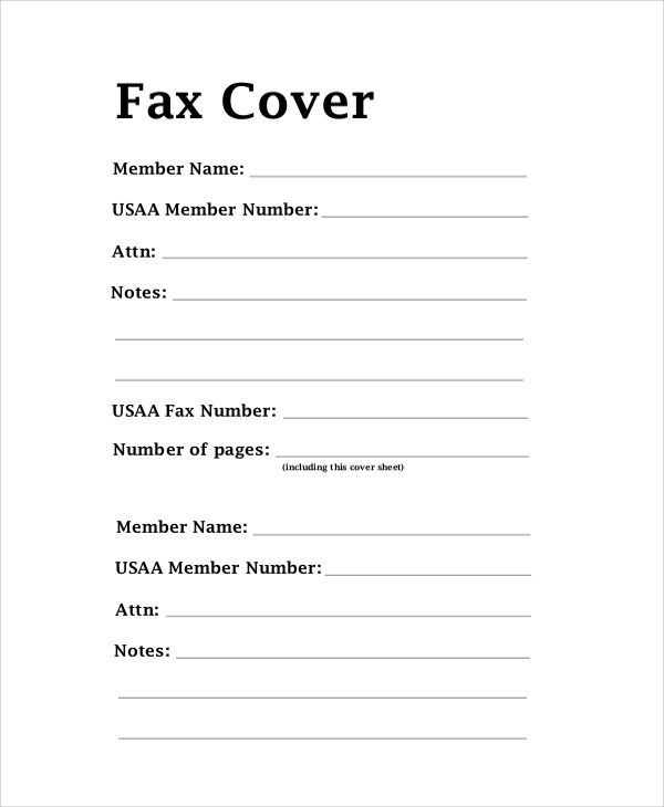 Free Printable Fax Cover Sheet Template In PDF Word 