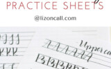 Free Printable Hand Lettering Practice Sheets Liz On