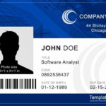 Free Printable Id Card Template Unique Ms Word Id Badge