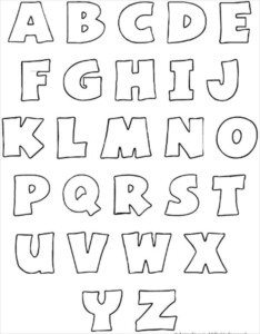 Free Printable Individual Letters - TracingLettersWorksheets.com