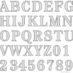 Free Printable Letter Stencils Stencil Letters 12 Inch