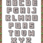 Free Printable Minecraft Letters Google Search
