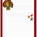 Free Printable Thanksgiving Writing Paper Stationery