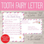 Free Printable Tooth Fairy Letter And Envelope Free
