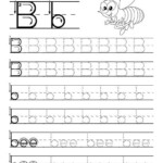 Free Printable Tracing Letter B Worksheet Letter Tracing