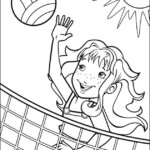 Free Printable Volleyball Coloring Pages