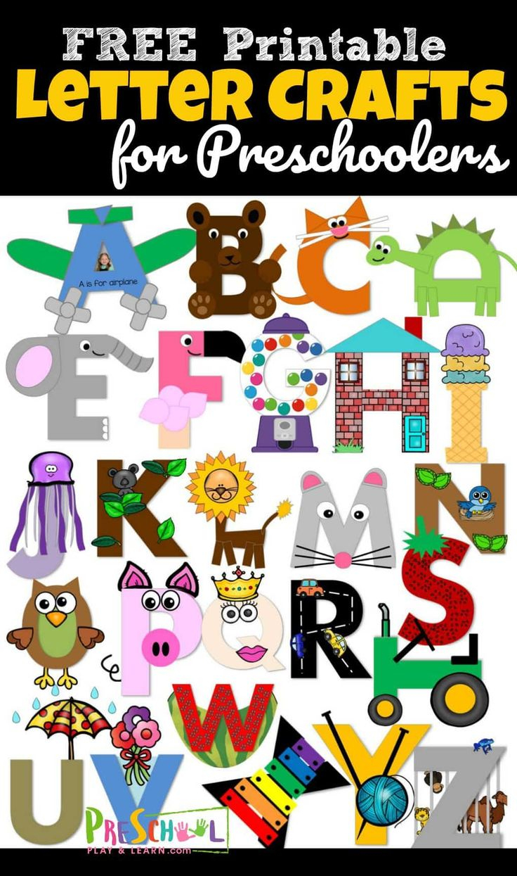 FREE Uppercase And Lowercase Letter Crafts Alphabet