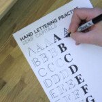 Hand Lettering For Beginners Serif Capitals Worksheets