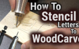 How To Wood Carve Power Carve Stencil Letters YouTube
