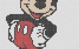 Items Similar To Mickey Mouse Cross Stitch Chart Pattern