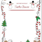 Letter From Santa Template Cyberuse By Blank Letters From
