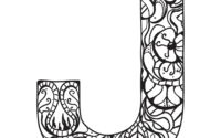 Letter J Printable Coloring Pages Printable Template 2021