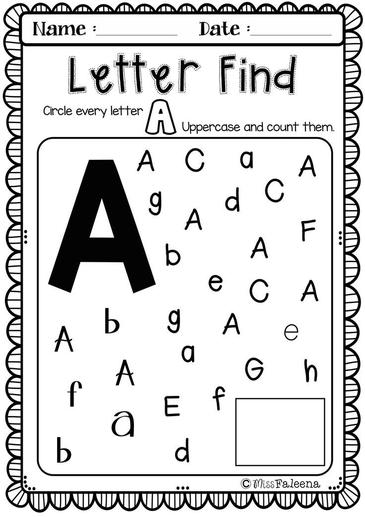 Free Printable Preschool Letter Worksheets TracingLettersWorksheets