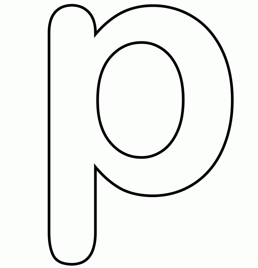Letter P Coloring Pages Coloring Home