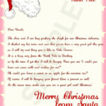 Letters From Santa Template Unique Letter From Santa