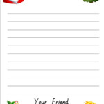 Lined Christmas Paper For Letters Do Your Kids Write