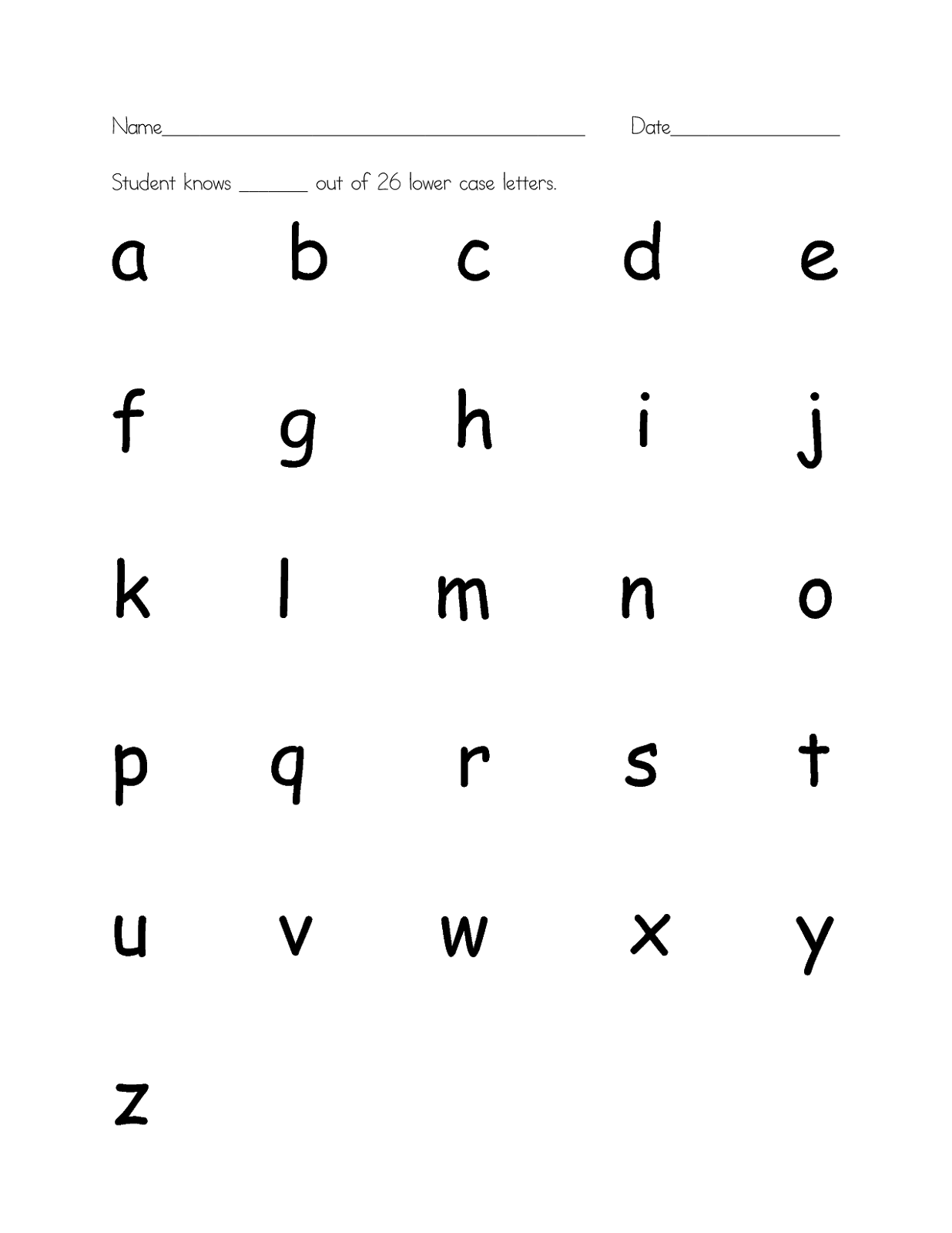 Lowercase Alphabet Templates Alphabet Letters To Print 