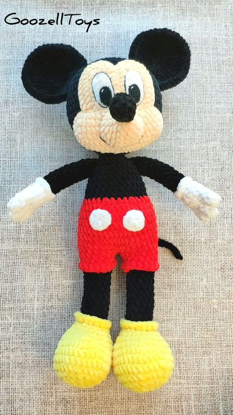 Mickey Mouse Amigurumi Pattern Disney Crochet Pattern