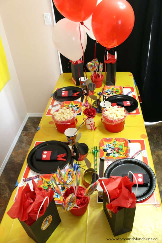 Mickey Mouse Party Ideas For Kids Moms Munchkins