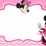 Minnie Mouse Blank Invitation Template Elegant Minnie