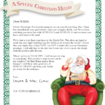 North Pole Santa Letter Santa Letter Template Free