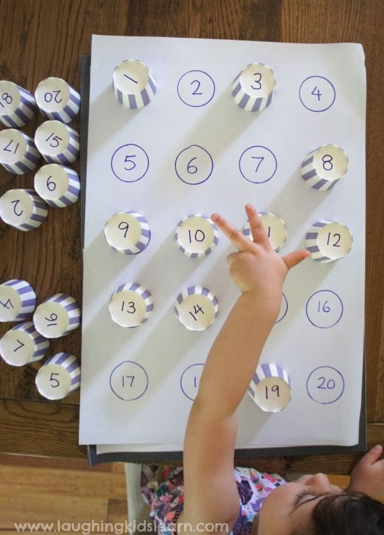 Number Matching Activity For Kids Laughing Kids Learn