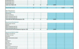 P And L Spreadsheet For 006 Profit And Loss P L Template