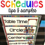 Preschool Daily Schedule And Visual Schedules Preschool