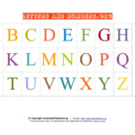 Printable A Z Letter Chart In Uppercase Letters And