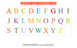 Printable A Z Letter Chart In Uppercase Letters And
