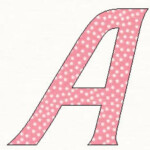 Printable Alphabet Barbie Font Template Pattern In Pdf By