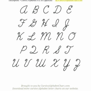 Free Printable Cursive Letter Templates - TracingLettersWorksheets.com