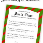Printable Elf On The Shelf Goodbye Letter Template Gubel
