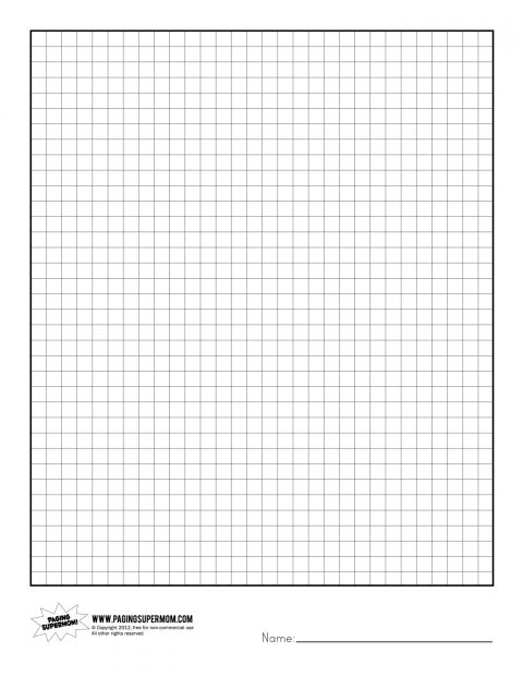 Printable Graph Paper Paging Supermom Printable Graph 