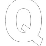 Printable Letter Q Template Alphabet Letter Q Templates