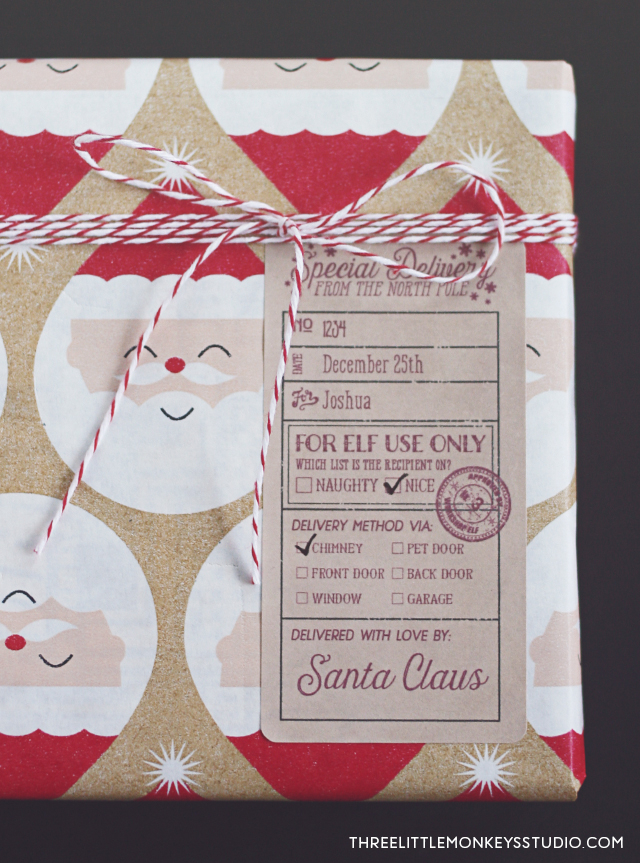 Santa s Special Delivery Gift Label Tags Worldlabel Blog