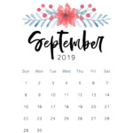 September 2019 IPhone Calendar Wallpaper