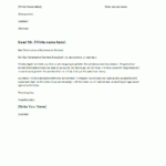 Termination Letter Format Free Word Templates