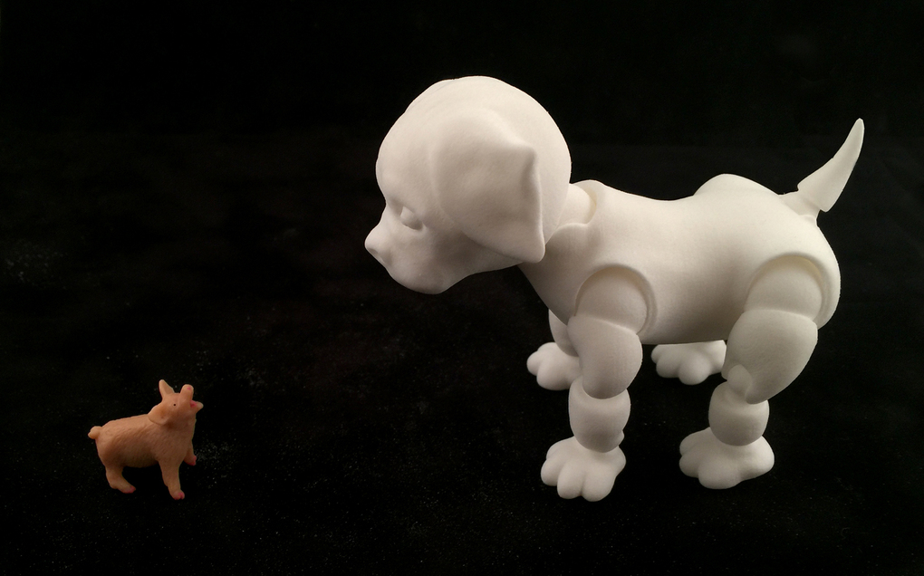 This 3D Printable Jointed Puppy Is As Cute As A 3D Printed 