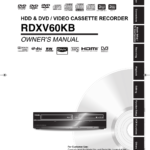 Toshiba Rdxv60 Users Manual